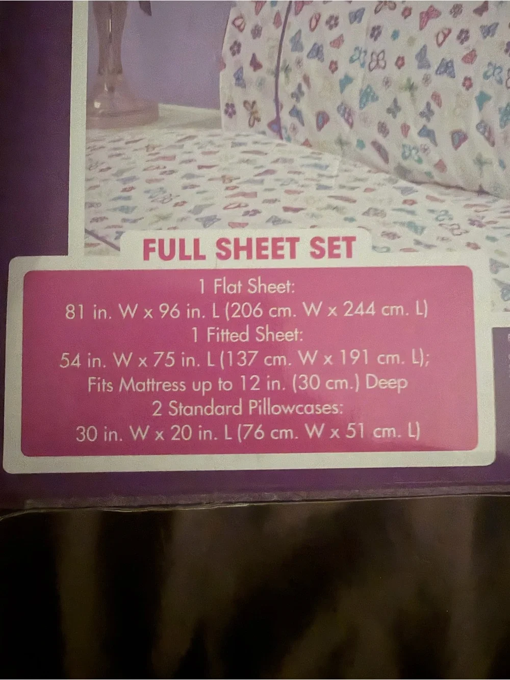 American Kids Butterfly Sheet Set